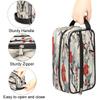 Pardick Toiletry Bags for Traveling Cherry Blossom Travel Toiletry Bag for Women Men Water-resistant Makeup Bag Cosmetic Bag Toiletries Accessories view 3