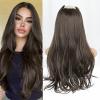18inch Hair Pad Add Volume Hairpiece Fluffy Hair Extension for Woman for Hair Loss Synthetic Hair (18/613#natural color) view 1