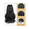 18inch Hair Pad Add Volume Hairpiece Fluffy Hair Extension for Woman for Hair Loss Synthetic Hair (18/613#natural color) view 2