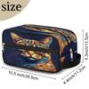 Pardick Toiletry Bags for Traveling Funny Animal Cat Travel Toiletry Bag for Women Men Water-resistant Makeup Bag Cosmetic Bag Toiletries Accessories view 2