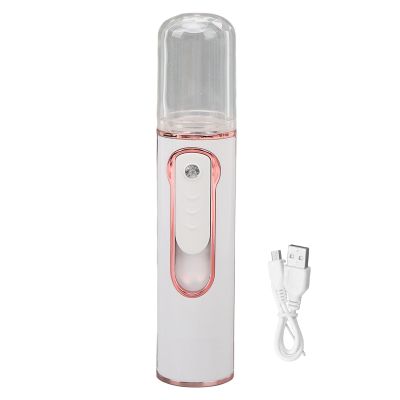 Facial Mister,Portable Nano Facial Mister,Mini Facial Steamer,Nano Mister Sparyer with 30ml Visual Water Tank for Face Hydrating