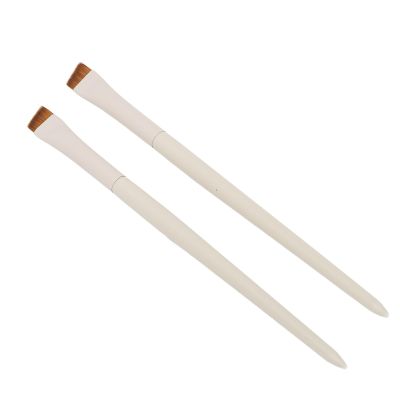 Angled Eyebrow Brush Professional Ultra Thin Slanted Brow Brush for Makeup Eyebrow, 2pcs
