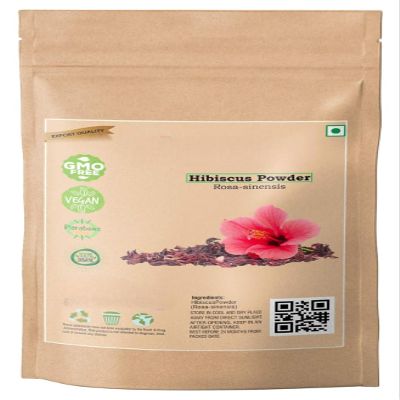 Generic Hibiscus flower Powder (Rosa-Sinensis Powder) For Hair Growth, Hair Pack | Skin Care, Face Care -100 gm