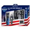 Barbasol Grooming Kit for Men, 12 Piece Mens Grooming and Manicure Travel Set, Includes Trimmer Clippers, Nose & Ear Trimmer, 2 Nail Clippers, Cuticle Scissors, File, and More, Perfect for Travel view 1
