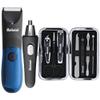 Barbasol Grooming Kit for Men, 12 Piece Mens Grooming and Manicure Travel Set, Includes Trimmer Clippers, Nose & Ear Trimmer, 2 Nail Clippers, Cuticle Scissors, File, and More, Perfect for Travel view 2