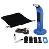 Barbasol Face and Body Shaver, Hybrid Face and Body Single Blade Shaver, Rechargeable with a 2 Hour Run Time, Wet or Dry Shave, LED Screen, Built in Light, Stainless Steel view 2
