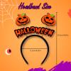 Officentra Halloween Pumpkin Headbands for Women, Halloween Orange Headpiece No Slip Adult Halloween Hats Pumpkin Hair Accessories for Girls Party Decorations view 3