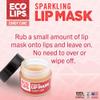 Vanilla Mint Candy Cane Lip Scrub & Lip Mask Duo  Natural Exfoliating Lip Scrub + Nourishing Sparkling Lip Mask, Winter Lip Care Set, Perfect Stocking Stuffer Gift, 2 count 0.25 oz. view 4