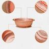 morigeny Hand-Hammered Copper Penzi, Portable Pedicure Foot Soak Copper Bowls, Fire Bowl for Camping Picnic Incinerator Barrel, 40cm view 4