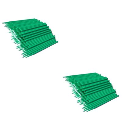 FOMIYES 200pcs Micro Applicator Brush Eyelash Extension Cotton Swabs Sanitary Makeup Tools Lash Applicator Tool for Salon Home