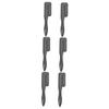 Didiseaon 6pcs Folding Eyebrow Comb Stainless Steel Makeup Tool for Eyelash Separation Easy to Clean Portable Design for Travel and Daily Use view 1