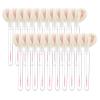 20 PCS Disposable Mascara Wand Tube Sets Tube Rabbit Ear Lash Spoolies For Eyelash Extensions Mascara Brush Disposable Empaty Eyebrow Brush Applicators Makeup Tool (Style#4) view 1