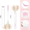 20 PCS Disposable Mascara Wand Tube Sets Tube Rabbit Ear Lash Spoolies For Eyelash Extensions Mascara Brush Disposable Empaty Eyebrow Brush Applicators Makeup Tool (Style#4) view 2