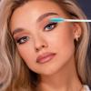 Mekupeu 20pcs Disposable Glitter Cleaning Spoolie Brushes Empty Mascara Wands Tubes Faux Fur Ball Keyring Makeup Tool Applicator Set (Style#5) view 3