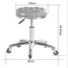 DXYOYONGMZ Round Rolling Stool, Rolling Stool with Wheels, Stool with Wheels Adjustable Stool Adjustable Drafting Massage Spa Stool Rolling Salon Stool(Black) view 2