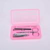 LLLSSS 4pcs/set Professional Pedicure Manicure Set Nail Care Cuticle Clipper Tool Portable Travel Hygiene Kit Nail Cutter Tools(black-JoJo's Bizarre Adventure1) view 1