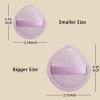 GFOUNS 9 Pcs Makeup Sponges For Foundation Powder Puff:Makeup Sponge for Liquid,Cream,and Powder,Medium and Mini Size Beauty Sponge For Contouring,Eye and Corner view 3