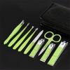 LLLSSS Stainless Steel Nail Clippers 9 Piece Set Nail Scissors Manicure Nail Clippers Pedicure Tools view 2