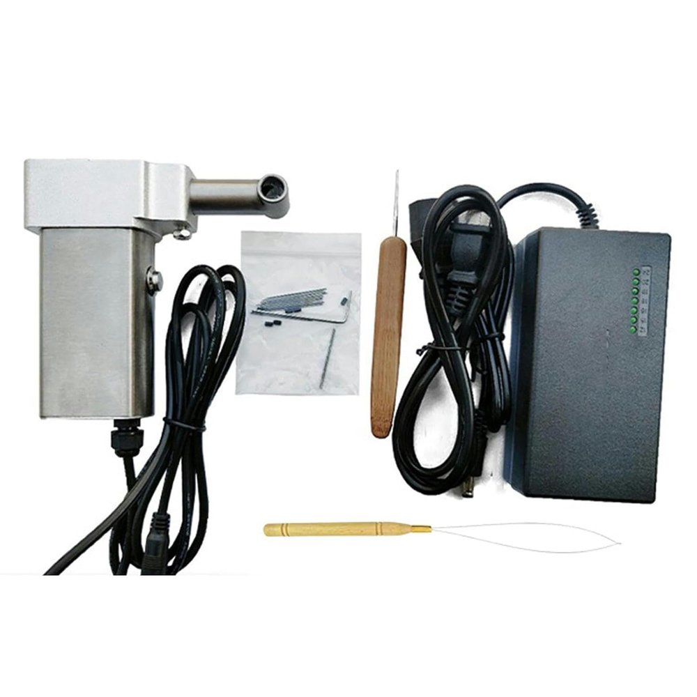 BTURYT Dreadlocks Machine, Dreadlock Machine Kit for Locs Electric Instant Portable Dreadlocks Machine Loc Machine Dreadlock Maker Can Be Directly Work On Head Or Braiding Synthetic Hair, 10mm
