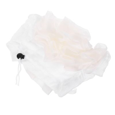 IWOWHERO Bath Mesh Exfoliating Scrubber Soft Body Wash Tool for Skin Cleaning Lightweight Decorative Bathing for Back Neck and Shoulders Care Dual-use Design