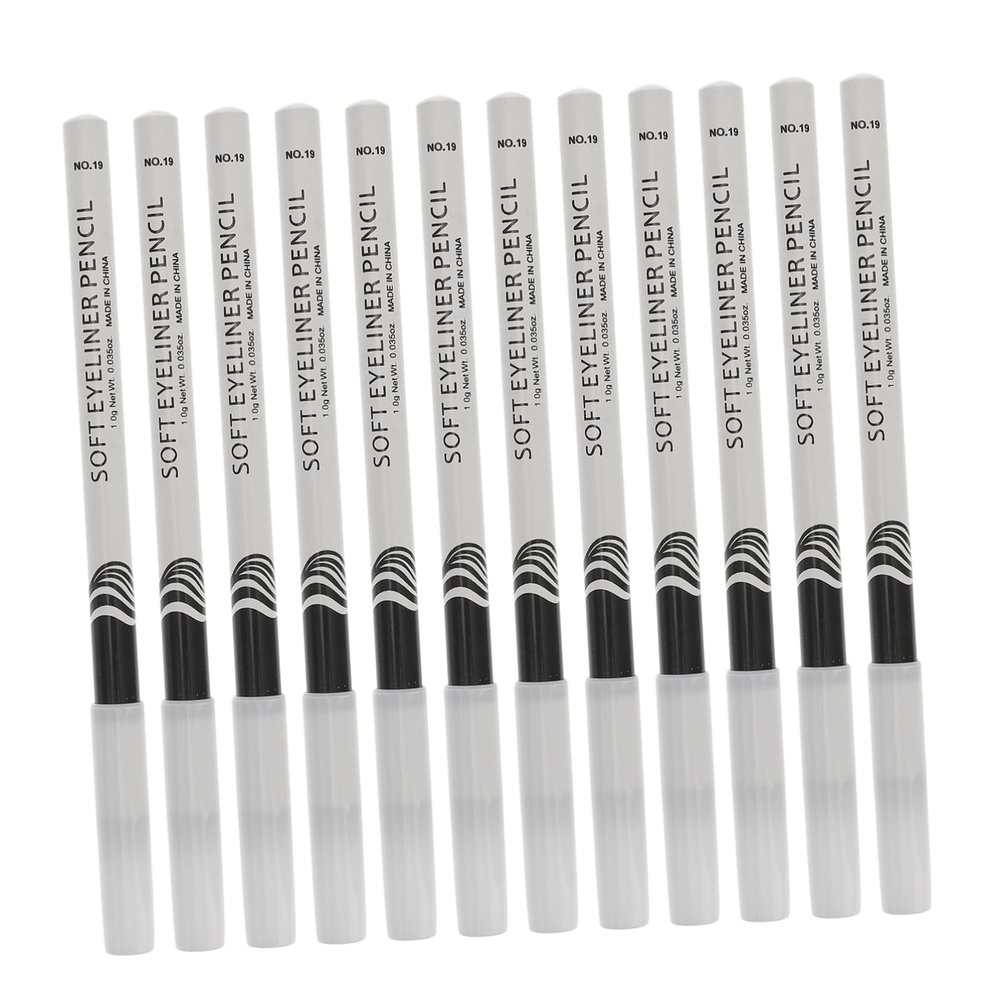 BIUDECO 12pcs Tattoo Pen Eyeliner Pencil White Waterline Makeup Pen Liner for Eyes