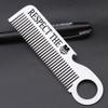 Beard Comb for Men Birthday Gifts for Him Boyfriend Husband Beard Gifts for Men Funny Pocket Combs for Men Christmas Gifts for Dad Grandpa Mustache Beard Hair Comb Gifts for Friend Bearded Guy view 4