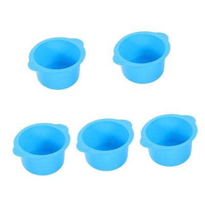 Didiseaon 5pcs Silicone Hair Removal Wax Warmer Bowl Wax Warmer Liner for Scented