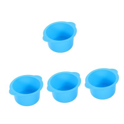 Didiseaon 4pcs Microwavable Wax Hair Removal Kit Wax Warmer Bowl Silicone Liner for Smooth Hair Removal Experience
