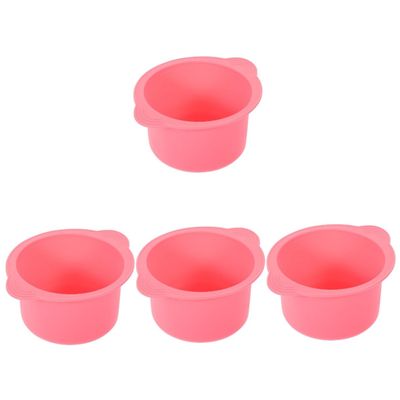 Didiseaon 4pcs Silicone Wax Warmer Liner Bowl Replacement Wax Pot for Hair Removal Easy Mixing Beauty Bowl for Efficient Waxing Sessions