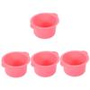 Didiseaon 4pcs Silicone Wax Warmer Liner Bowl Replacement Wax Pot for Hair Removal Easy Mixing Beauty Bowl for Efficient Waxing Sessions view 1