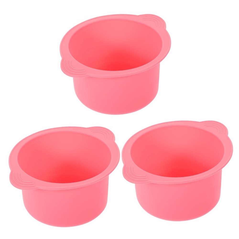 Didiseaon 3pcs Wax Warmer Replacement Bowl Silicone Liner Bowl for Wax Melt Warmer Hair Removal