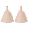 2Pcs White Wool Felt Hat Russian Banya Bath Shower Heads Hats Protections Protect For Heads From Wool Felt Hat view 1