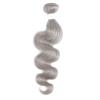 Bundles 1PC Silver Grey Human Hair Bundles 100% Remy Hair Bundles Brazilian 9A Human Hair Bundles Weave Extension 8-26inch Hair Weft(Body Wave,14inches 1 bundle) view 1