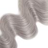 Bundles 1PC Silver Grey Human Hair Bundles 100% Remy Hair Bundles Brazilian 9A Human Hair Bundles Weave Extension 8-26inch Hair Weft(Body Wave,14inches 1 bundle) view 2