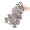 Bundles 1PC Silver Grey Human Hair Bundles 100% Remy Hair Bundles Brazilian 9A Human Hair Bundles Weave Extension 8-26inch Hair Weft(Body Wave,14inches 1 bundle) view 4