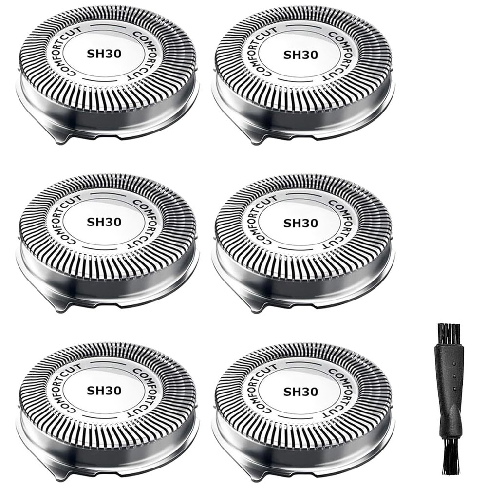 SH30/52 Replacement Heads Compatible With Philips Norelco Series 3000 Replacement BladesCompatible With Norelco Shavers Series 3000 2000,1000,Rounded 5000X Etc