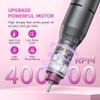 Electric Nail Drill Professional, Portable Nail File for Acrylic Gel Nails, Cordless Rechargeable Ultra Power Nail Drill Kit 40000RPM, HMC320 Salon-Grade Efile Nail Machine (Dark Grey) view 2