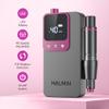 Electric Nail Drill Professional, Portable Nail File for Acrylic Gel Nails, Cordless Rechargeable Ultra Power Nail Drill Kit 40000RPM, HMC320 Salon-Grade Efile Nail Machine (Dark Grey) view 4