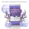 Paraffin Wax Refills, 12 PackParaffin Wax for Hands and Feet, Hot Melt Paraffin Wax Blocks for Paraffin Bath, Lavender Scent + Dry Flowers, Relieves Muscle Fatigue Nourishes Dry Skin view 2