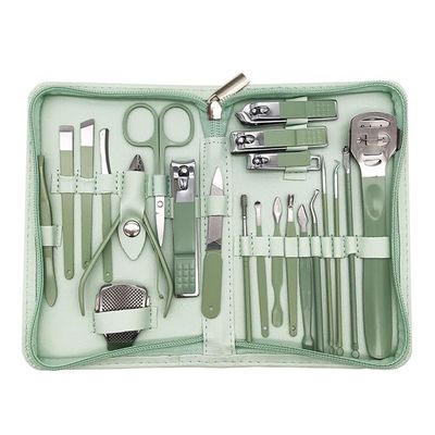 LLLSSS Manicure Personal Care Set Nail Clippers 22 Piece Manicure Nail Clippers for Home Use