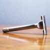 Magyfosia Double Edge Safety Razor for Men - Smooth Reusable Single Blade Shaver with 10 Stainless Steel Blades, Butterfly Open Solid Alloy Metal Shaving Razor & Grooming Kit,Unique Gift for Him view 4