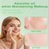 Oil Blotting Paper - 300 Sheets w/Mirror, Puff & Refills, Absorbs Excess Face Oil, Controls Shine, Gentle for Makeup Use. view 3