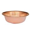 morigeny Pure Handmade Copper Basin Wedding Side Wide Basin Footbath, 41cm view 1