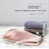XINCHANG Microfiber Hair Drying Towel Cap Absorbent Hair Turban Towel Hair Drying Towel to Dry Curly or Straight Short Hair Quickly (Pink white) view 3