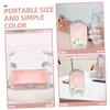 Beatifufu 2pcs Hard Shell Makeup Travel Case Pink Makeup Organizer False Eyelashes Storage Suitcase view 4