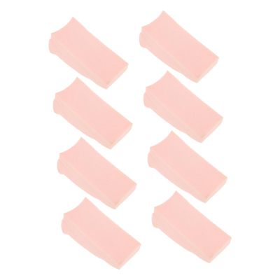Beatifufu 8pcs Gradient Nail Art Sponge Lightweight Cosmetic Applicator for Easy Manicure for Color Fade Techniques for Nail Art and Professionals