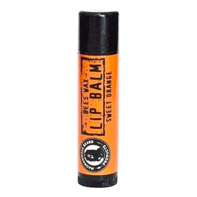 3 PACK OF MAGANIMOUS 100% ALL-NATURAL LIP BALMS (CITRUS SWEET ORANGE FLAVOR) W/BROAD SPECTRUM SPF 25 (ZINC OXIDE NON-NANO) - THE BEST ALL-NATURAL LIP BALMS ON THE PLANET, ZEUS APPROVED!