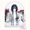 TEDPRBGE Women Long Straight Wig Hime Cut Wig Highlight Ombre Wigs with Bang Sweet Lolita Princess Wigs for Daily Party (Black Blue-braid) view 4