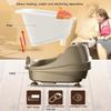 Foot Spa Bath Massager, Spa Bath Massager with Heat, Shiatsu Massage, Split Footbath, Massage Heated Footbath, Electric Thermostatic Footbath, Foot Soaking Machine for Tired Feet Stress Relief Home Us view 3