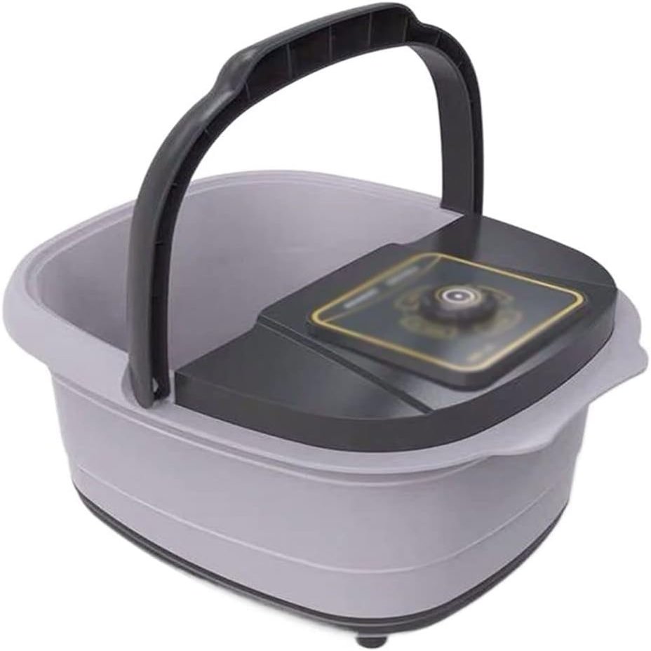 joysperous Foot Spa Bath Massager, Foot Soaking Bucket Electric Foot Spa Bath Massager Rolling Vibration Heat Electric Oxygen Bubbles Foot Massage for Relieve Pressure Relaxation Bucket